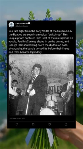 The Beatles Switched Instruments on Stage 😲🎸 #Beatles #MusicHistory #1960s #Shorts