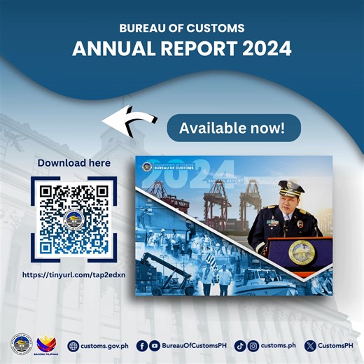 21K views · 17 comments | The Bureau of Customs (BOC), guided by the exceptional leadership of Commissioner Bienvenido Y. Rubio, capped off 2024 with a legacy of excellence, driving fiscal strength, optimizing trade facilitation, and intensifying border security. Discover the key achievements that defined our year in the BOC Annual Report 2024. Scan the QR code below to access the full report. | Bureau of Customs PH | Facebook