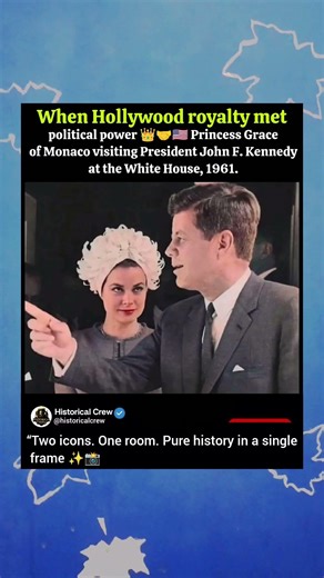 The Day Princess Grace Met JFK: A Timeless White House Moment (1961)
