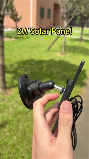 Portable two-watt solar panel #solarpanel #solarsavings #viralvideo #smartphone #securitycamera