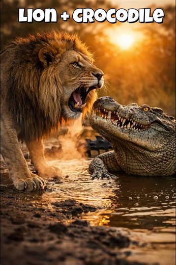 Lion + CrocodileAnimal Fusion: Mind-Blowing Creatures Fusing Species🤯🧬 #short#hybrids