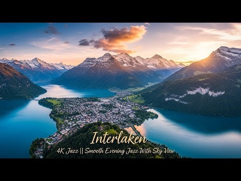 【Playlist 】Relaxing Jazz Over Alpine Skies 🎷 | Cinematic Drone Mountain Views
