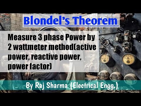 Blondel's theorem||2 wattmeter method(Electrical Point)