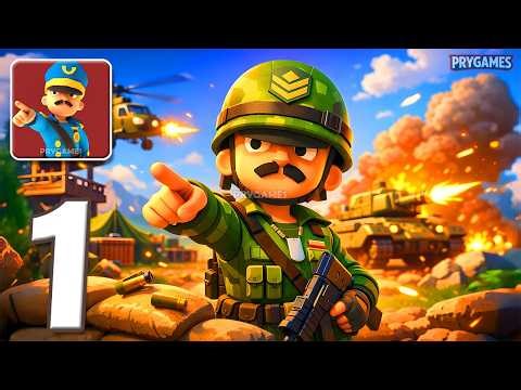 Perfect Army - Gameplay Walkthrough Part 1 - Army Base Commader (Android, iOS)