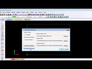 Templates and Titlesheets in Caddie AEC Architecture .dwg software
