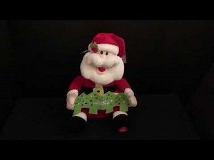 Animated Santa Claus Sings Have Yourself A Merry Little Christmas ~ Cuddle Barn