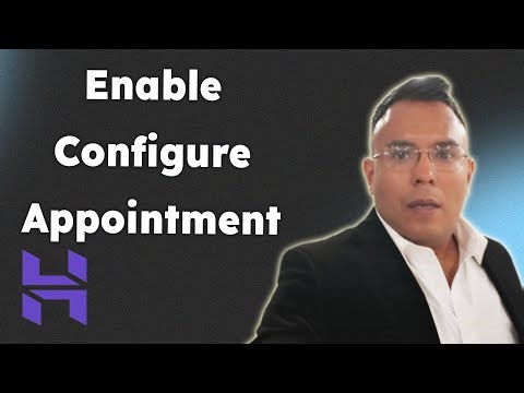 Enable and Configure Appointment Booking on Your Site 2025