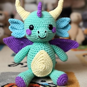 Crochet Dragon Pattern PDF | Large Amigurumi Dragon | Digital Download | Birthday & Christmas Gift - Etsy Australia