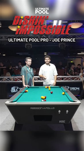 𝗗𝗜𝗦𝗛𝗜𝗡' 𝗜𝗠𝗣𝗢𝗦𝗦𝗜𝗕𝗟𝗘 - 𝗝𝗢𝗘 𝗣𝗥𝗜𝗡𝗖𝗘 🔴 🟡 Ultimate Pool Pro Joe Prince gives the DIshin' Impossible challenge a go. One impossible layout, one attempt to clean up, could you do it? | Ultimate Pool