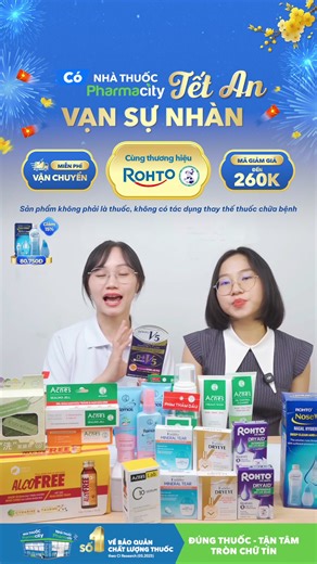 Đừng bỏ lỡ với phiên Livestream từ 18h - 20h, Pharmacity tung hàng loạt ưu đãi các sản phẩm thuộc thương hiệu Rohto vô cùng hấp dẫn: 👉 Gel dưỡng ACNES Scar Care giúp mờ sẹo & giảm thâm mụn (Tuýp 12g) - GIẢM 15% Giá chỉ còn: 69,700đ 👉 Phim thấm dầu ACNES Oil Remover Film 50 Tờ - GIẢM 15% Giá chỉ còn: 55,250đ 👉 Dung dịch nhỏ mắt VROHTO Dry eye bôi trơn mắt và bổ sung nước mắt nhân tạo (Chai 13ml) - GIẢM 15% Giá chỉ còn: 57,600đ 👉 Bộ vệ sinh mũi ROHTO Nose Wash làm sạch sâu và kháng khuẩn (1 bì