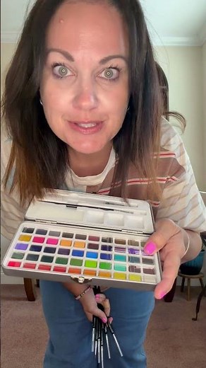 50 Color Watercolor Paint Set 🎨 Everything You Need in One Kit (Beginner to Artist)