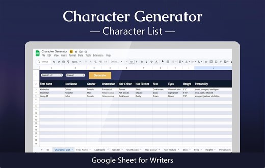 Random Character Generator - Etsy