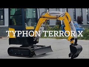 Unveiling the Power - TYPHON TERROR X Mini Excavator: Compact and Efficient