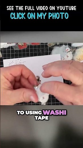 Quick & Easy card making using PET / Washi tapes #cardmakinghacks #christmascards #cardmaking #diy