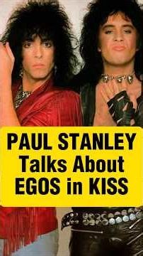 Paul Stanley of KISS Talks About Dealing with EGOS #classicrock #kiss #hardrock