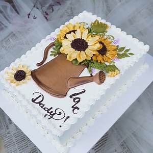 666K views · 15K reactions | Sunflower cake for your birthday! | MetDaan Cakes | Facebook