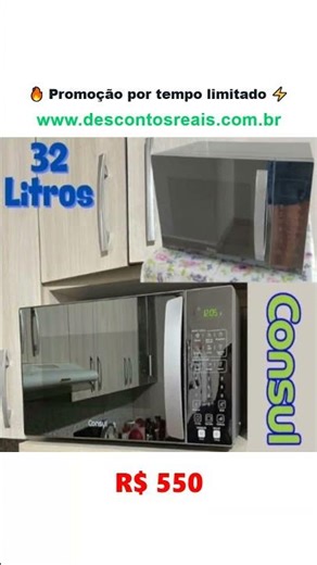 Micro-Ondas Menu Fácil 32L Cms46ar Espelhado Consul