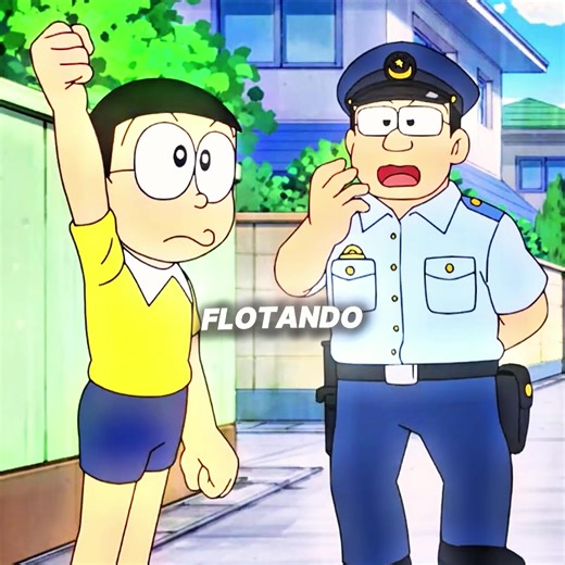Nobita y su papelito.#doraemon