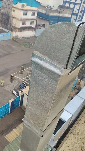 achu gi duct with armaflex insulation work 🛠️🪛 #phonkmusic