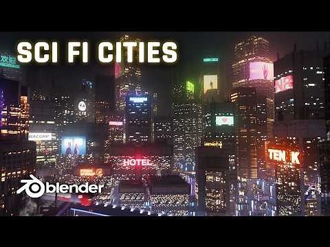 Make a Sci-Fi City in Blender - Quick and Easy!