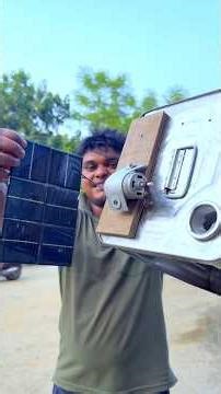 making homemade solar panel + Kisan ka machine