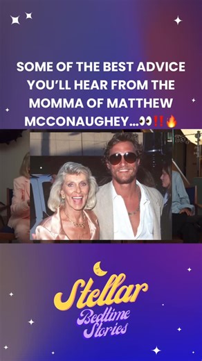Stellar Bedtime Stories on Instagram: "Matthew McConaughey Story Time | People Interview Clip"