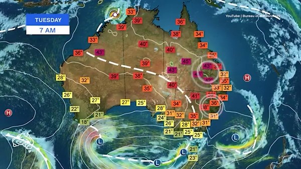 Locals preparing for the extremes of Australian weather