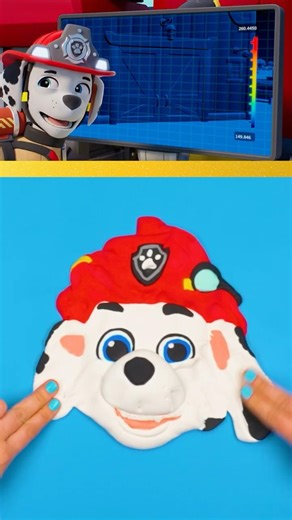 PAW Patrol | Maak PAW Patrol Marshall met slijm 🚒🔥 | Nick Jr. Nederlands #shorts