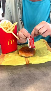 78K views · 420 reactions | This is how I open Fast Food ketchup packets for my French fries at McDonalds. | The Gooch | Facebook