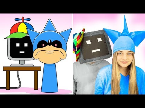 Sprunki 4 Phase 4 SONIC meet COMPUTER Incredibox in Real life. ❤️ #sprunki #incredibox