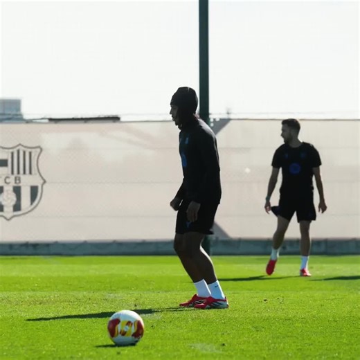 Barcelona Training Session Before Atletico de Madrid Match