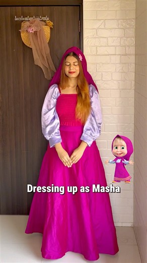 Dressing up as Masha🎀 #outfitinspo #cosplaygirl #fashiontrends
