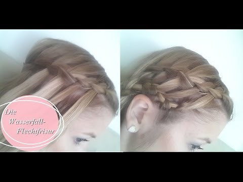Die Wasserfall Flechtfrisur