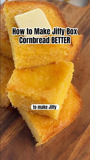 Jiffy Box Cornbread: How to Make it Taste Better! You want to lock in for this one. #jiffycornbread