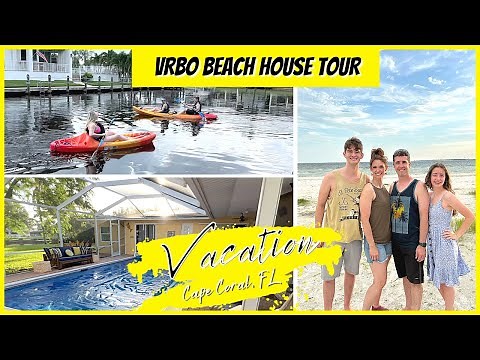 VRBO Beach House Tour 2022 Cape Coral, Fl | Nautical, Beach Decor Inspiration | Vacation Rental Tour