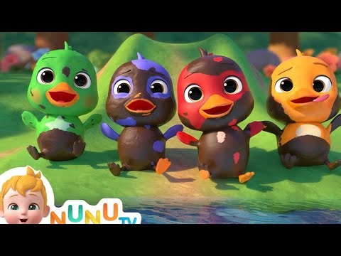 Count 1 to 5 with Baby NuNu! | 5 LittleDucks NuNu TV Nursery Rhymes & KidsSongs