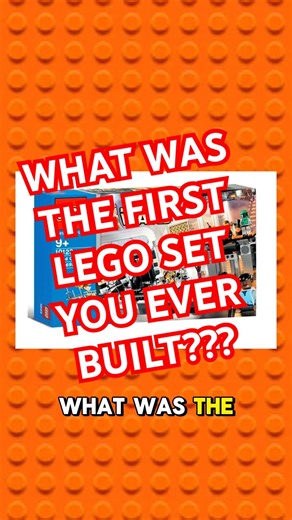 What was the very first LEGO set you ever built? 🧱✨Let me know down in the comments 👇👀#LEGO