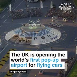 Welcome to the world's smallest airport. Take a look at the future of zero-emission air transportation thanks to UK #innovation 👇 Learn more at: https://bit.ly/3plTOSD Source: World Economic Forum | UK Business and Trade