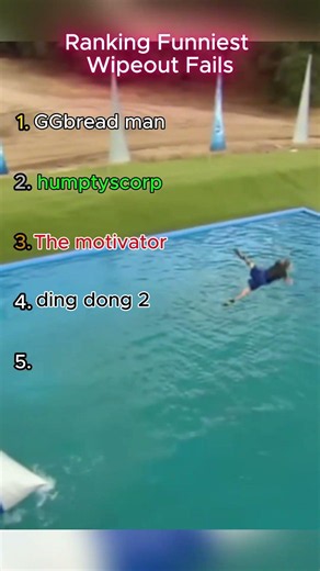 😂 Ranking the Funniest Wipeout Fails! 🤣