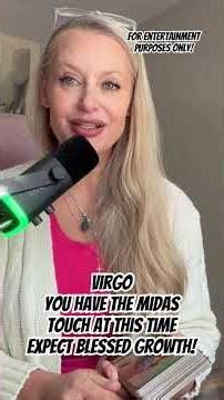 Virgo U have the Midas touch expect Blessed Growth #tarot #spirituality #Virgo #midastouch #growth