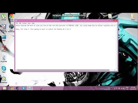 How to Convert Your Roblox To the Old Launcher! [PATCHED]