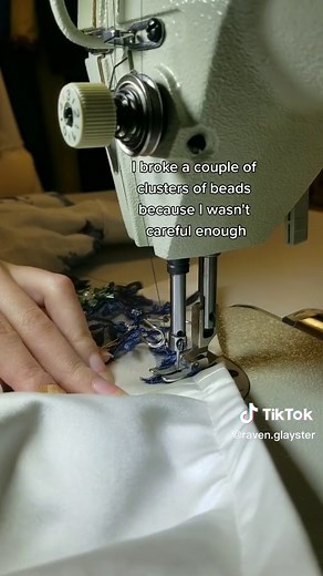 Embroidered Lace Dress Sewing Project