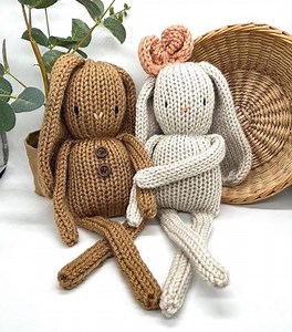 Bunny Rabbit - Knitting Machine Addi Express Sentro PDF Pattern Download - Etsy