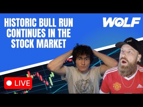HISTORIC STOCK MARKET BULL RUN SEES PROFIT TAKING | LIVE DAY TRADING & BREAKING NEWS