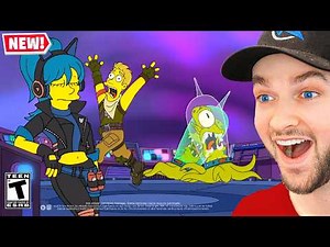 *NEW* Fortnite Simpsons GAMEPLAY! (Full Live Event)