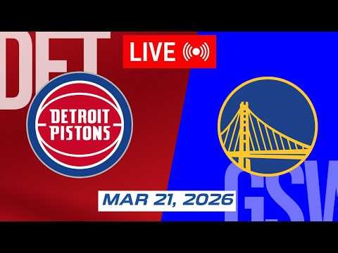 NBA LIVE! Golden State Warriors vs Detroit Pistons | March 21, 2026 | 2026 NBA Season Live 2K