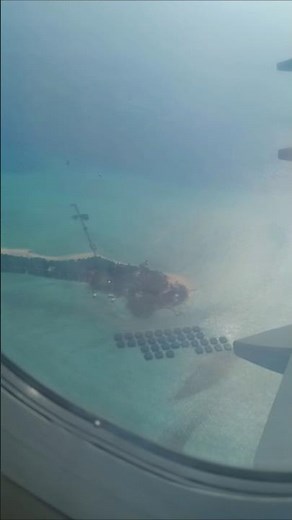 When the journey ends in paradise ✈️ 🛫 🌊❤️Maldives #shorts