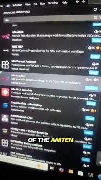 n8n VS Code extension — no MCP server needed #n8n #vscode #aiautomation