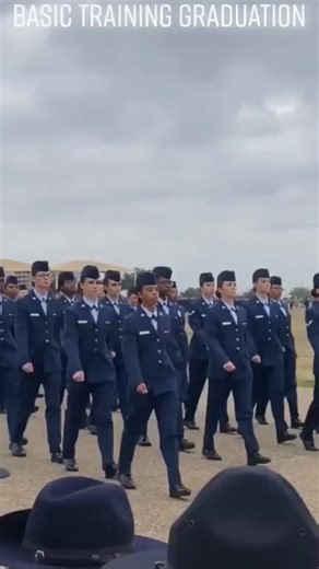 Grad Day! Pre COVID. #usaf #airforce #military #miltok #miltokcommunity #marching #gogirl #militarywomen #fye #fypシ #basictraining #newme #aimhigh