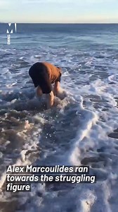 Incredible! Watch as this man rushes into action to save a beached baby dolphin ❤️️🐬 | Metro